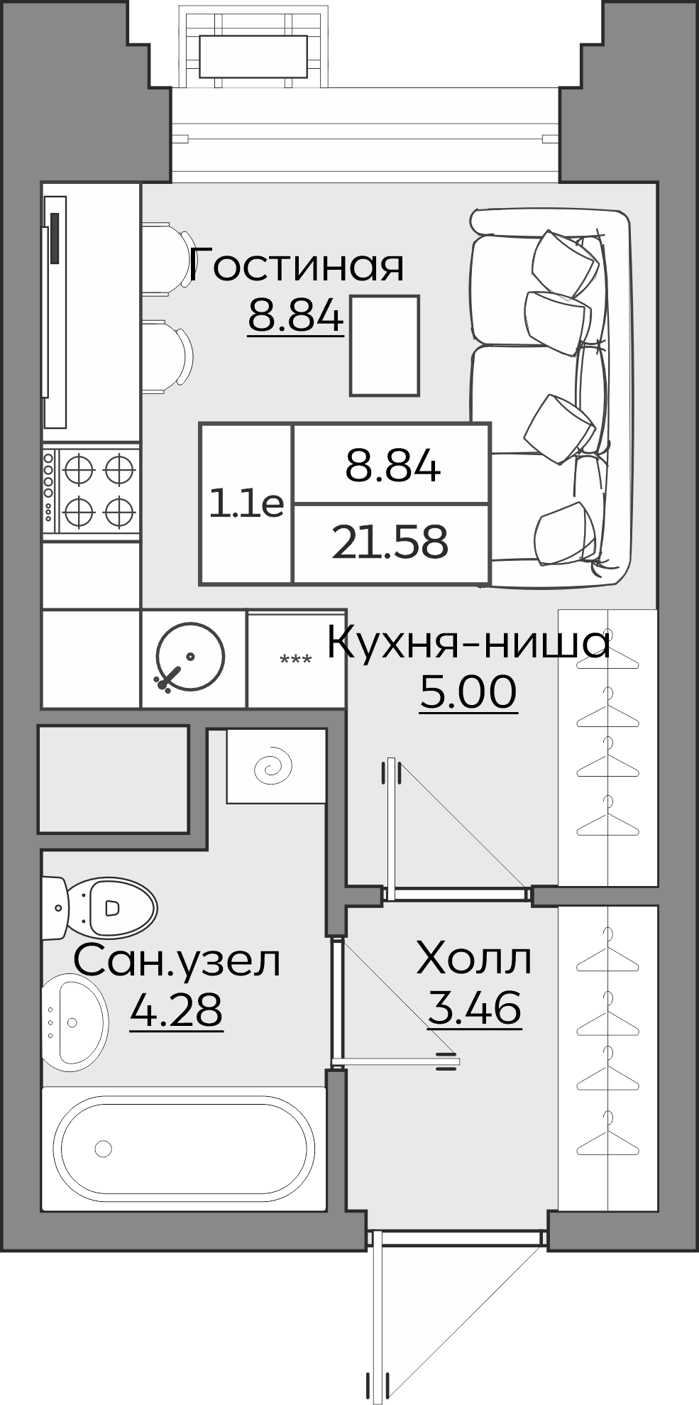 Планировка квартиры — новостройки Казани