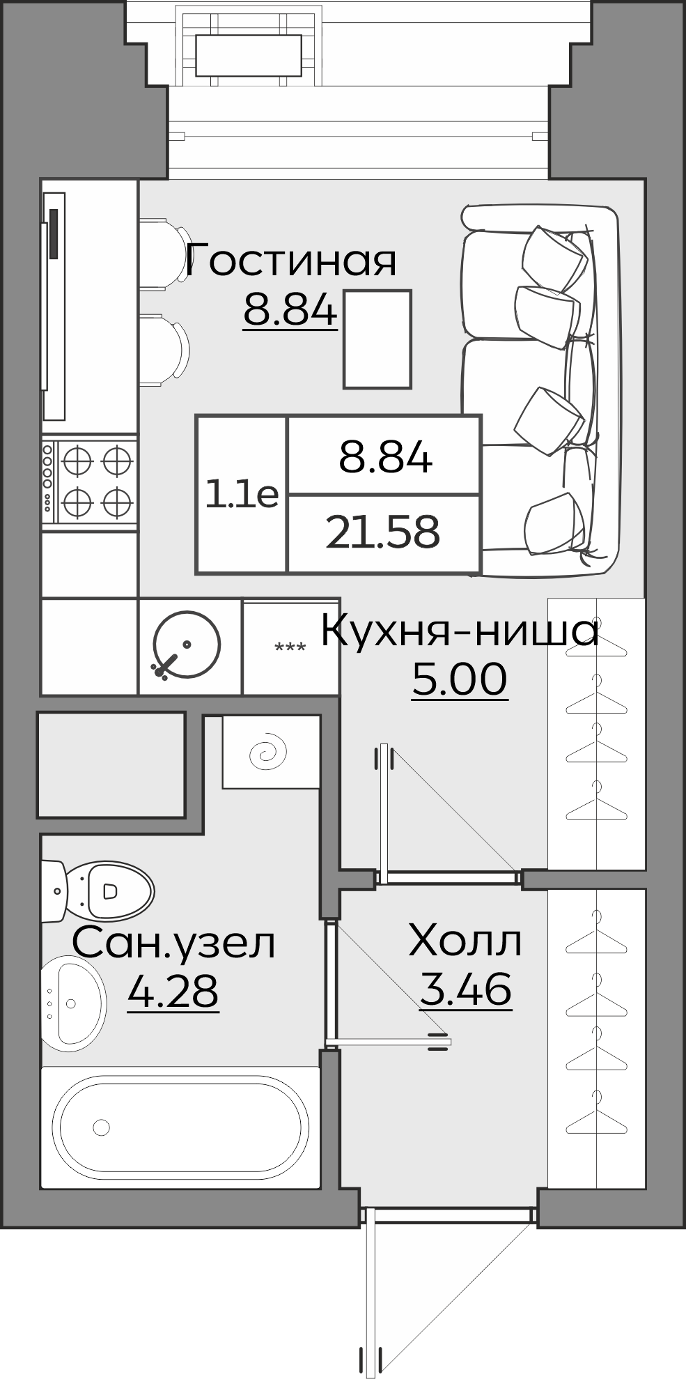 Планировка квартиры — новостройки Казани