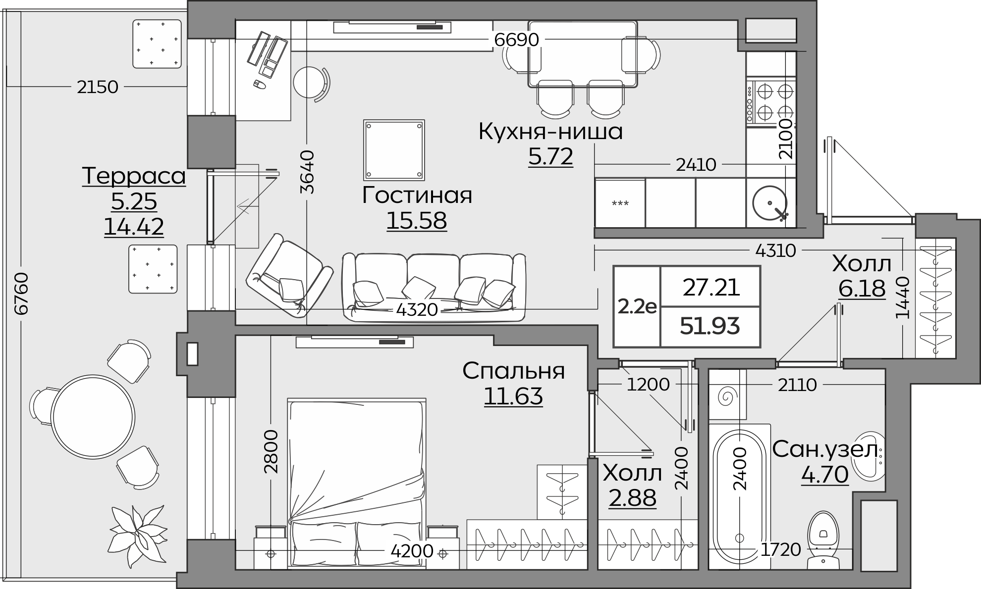Планировка квартиры — новостройки Казани