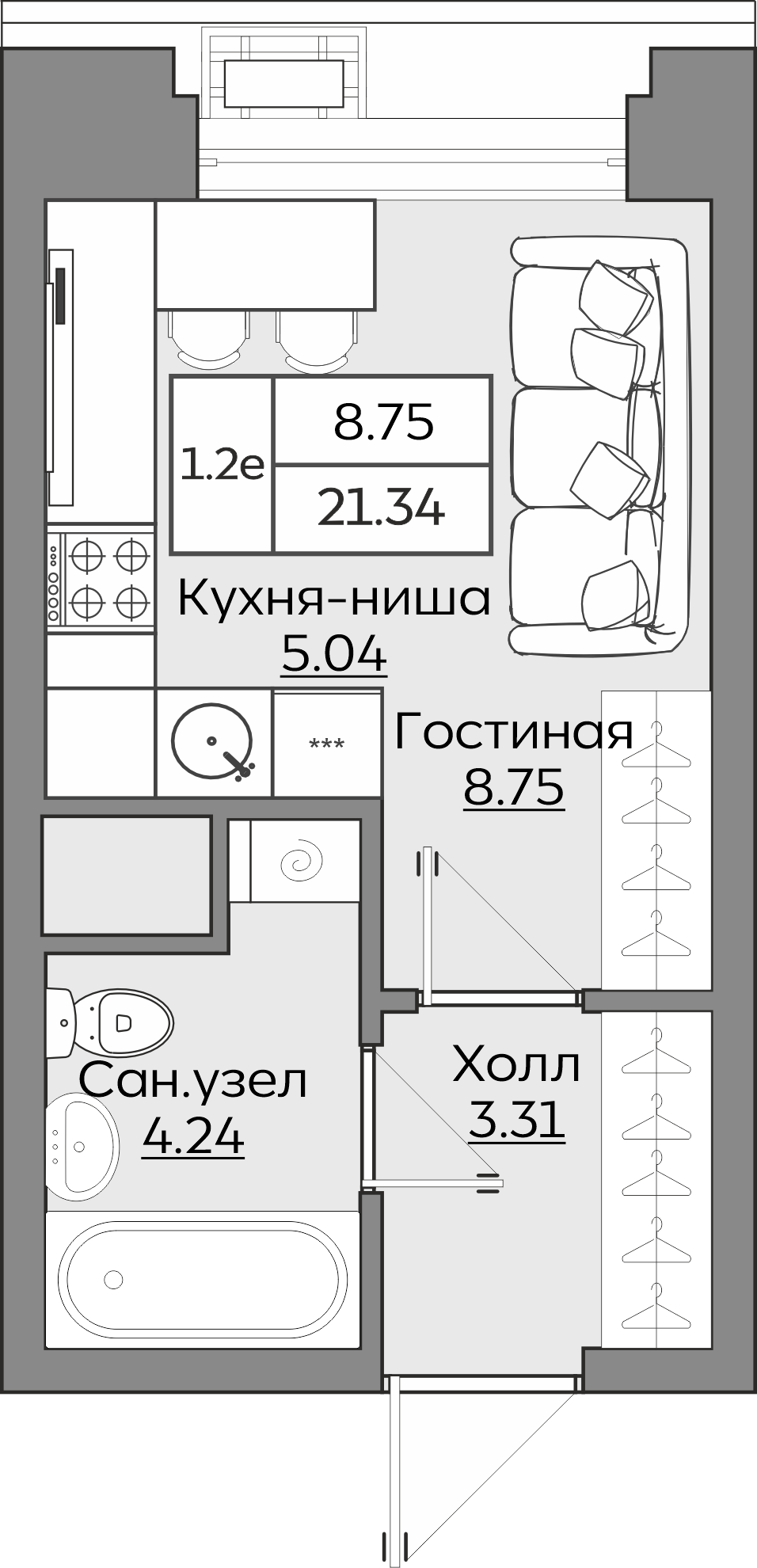 Планировка квартиры — новостройки Казани