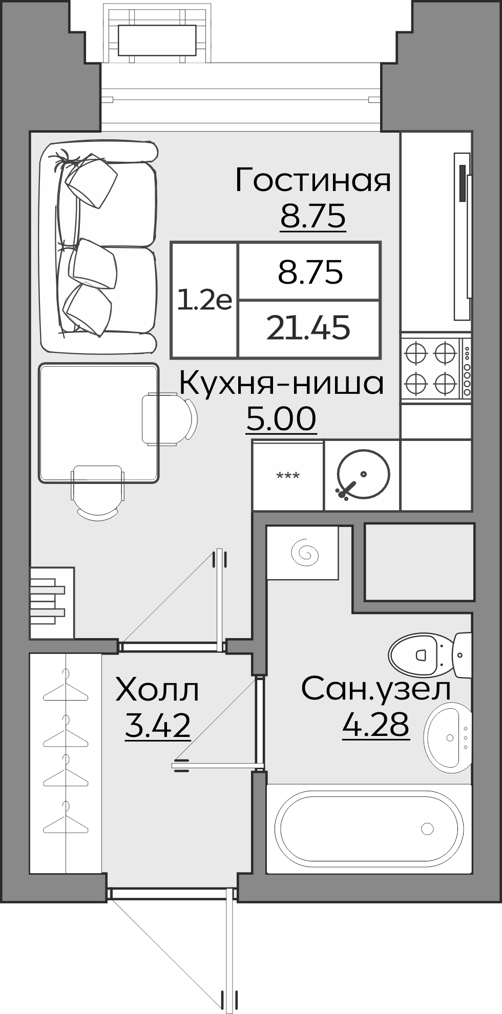 Планировка квартиры — новостройки Казани