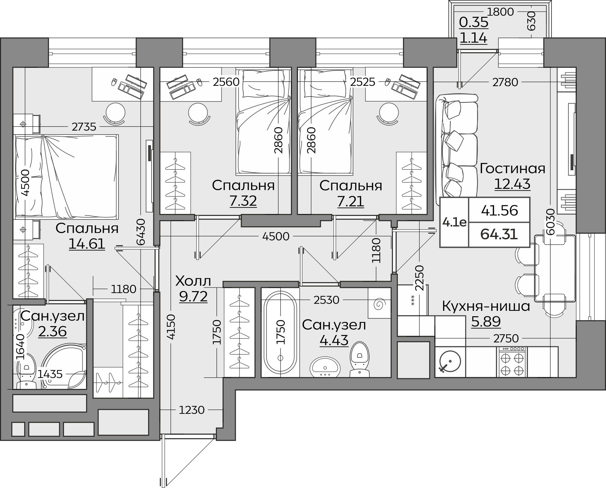Планировка квартиры