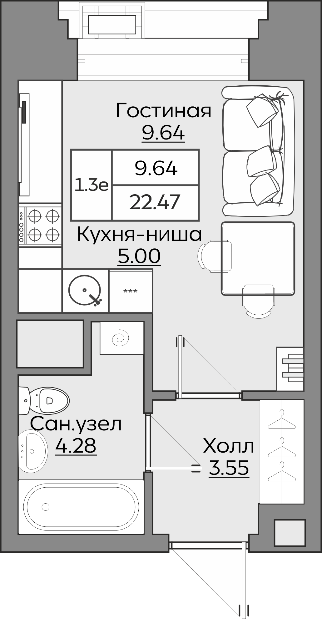 Планировка квартиры — новостройки Казани