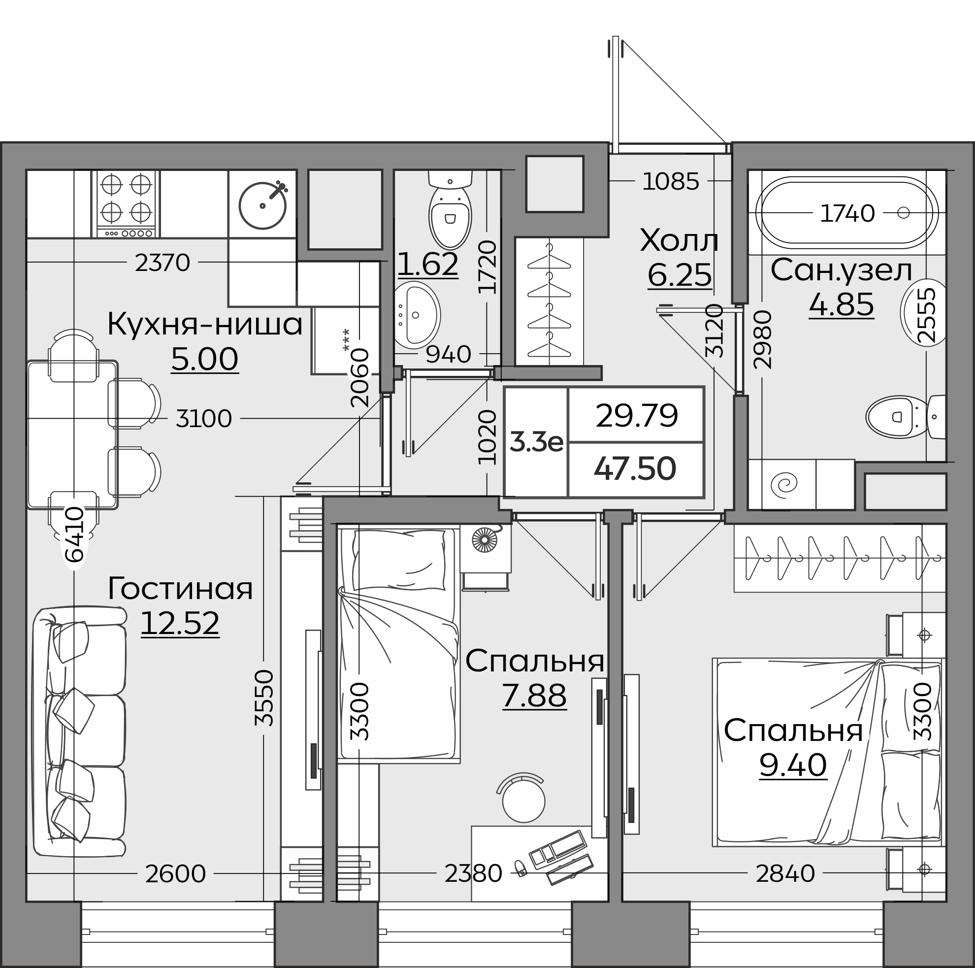 Планировка квартиры