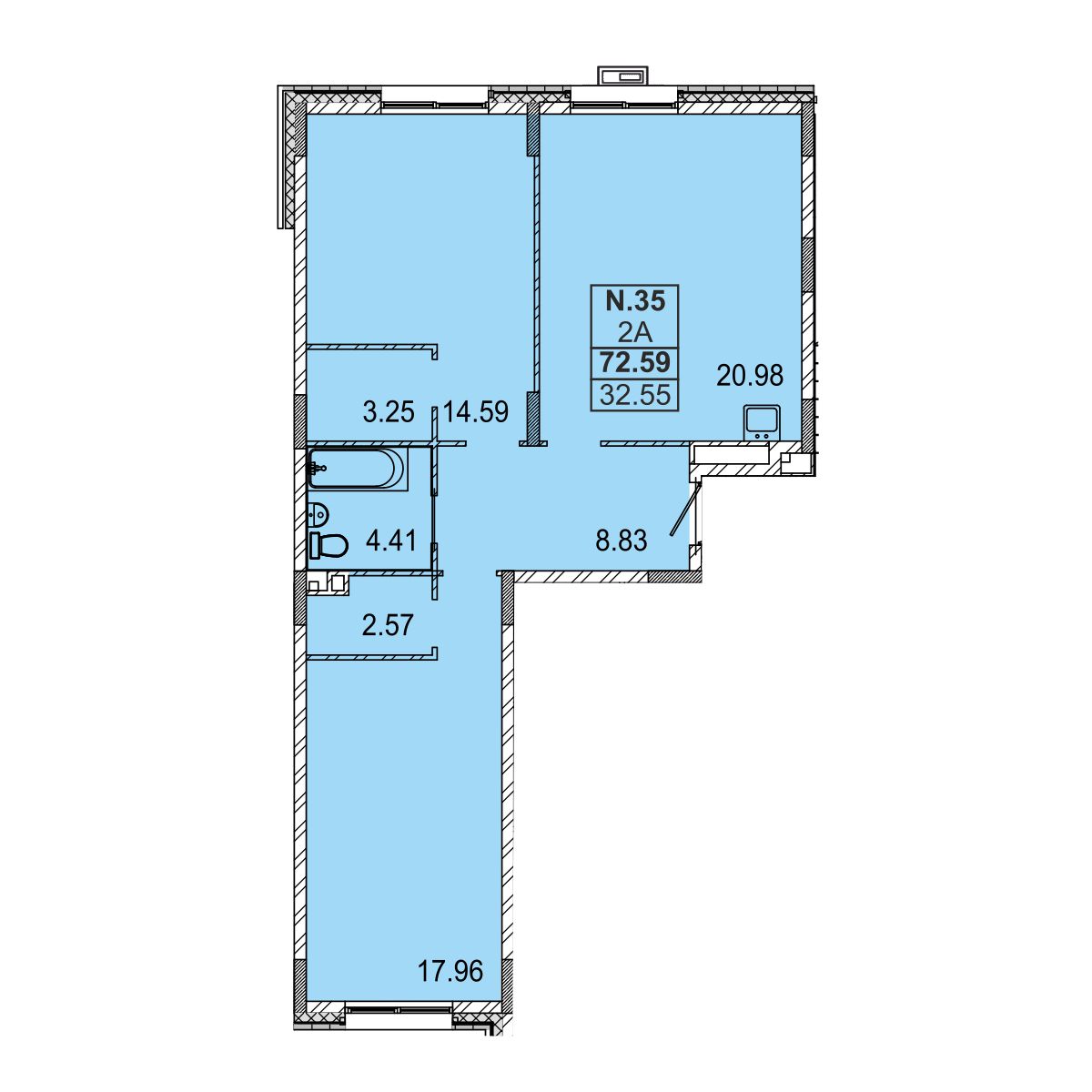 Планировка квартиры — новостройки Казани