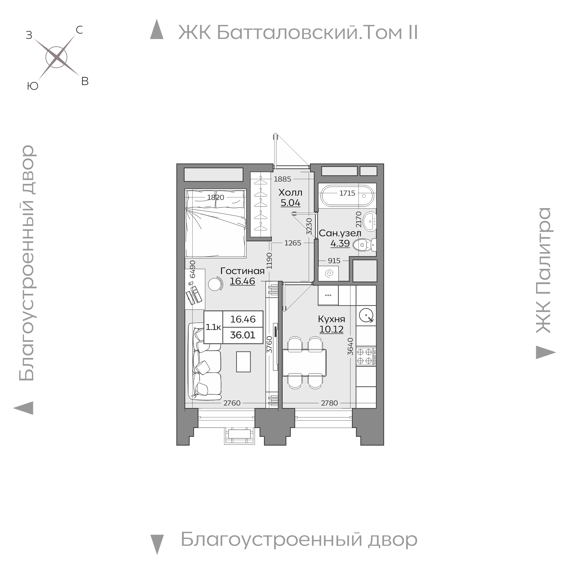 Планировка с размерами — квартиры в новостройках Казани